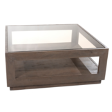 Salontafel Liam 95x95 - bruin