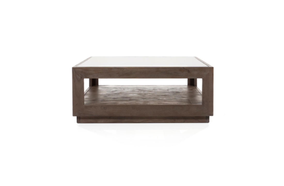 Salontafel Liam 95x95 - bruin