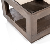 Salontafel Liam 60x60 - bruin