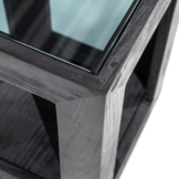 Bijzettafel Liam 40x40x60 - zwart