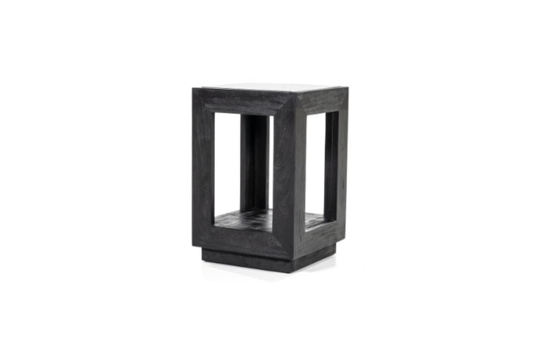 Bijzettafel Liam 40x40x60 - zwart