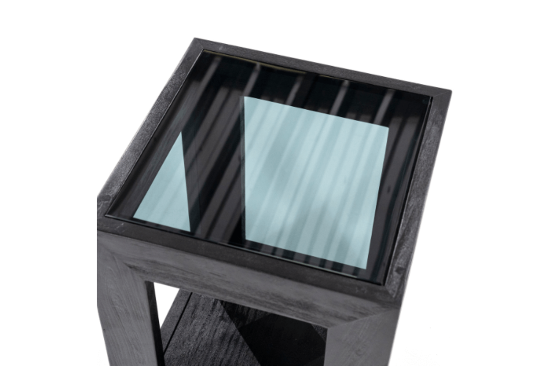 Bijzettafel Liam 40x40x60 - zwart