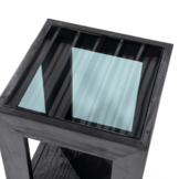 Bijzettafel Liam 40x40x60 - zwart