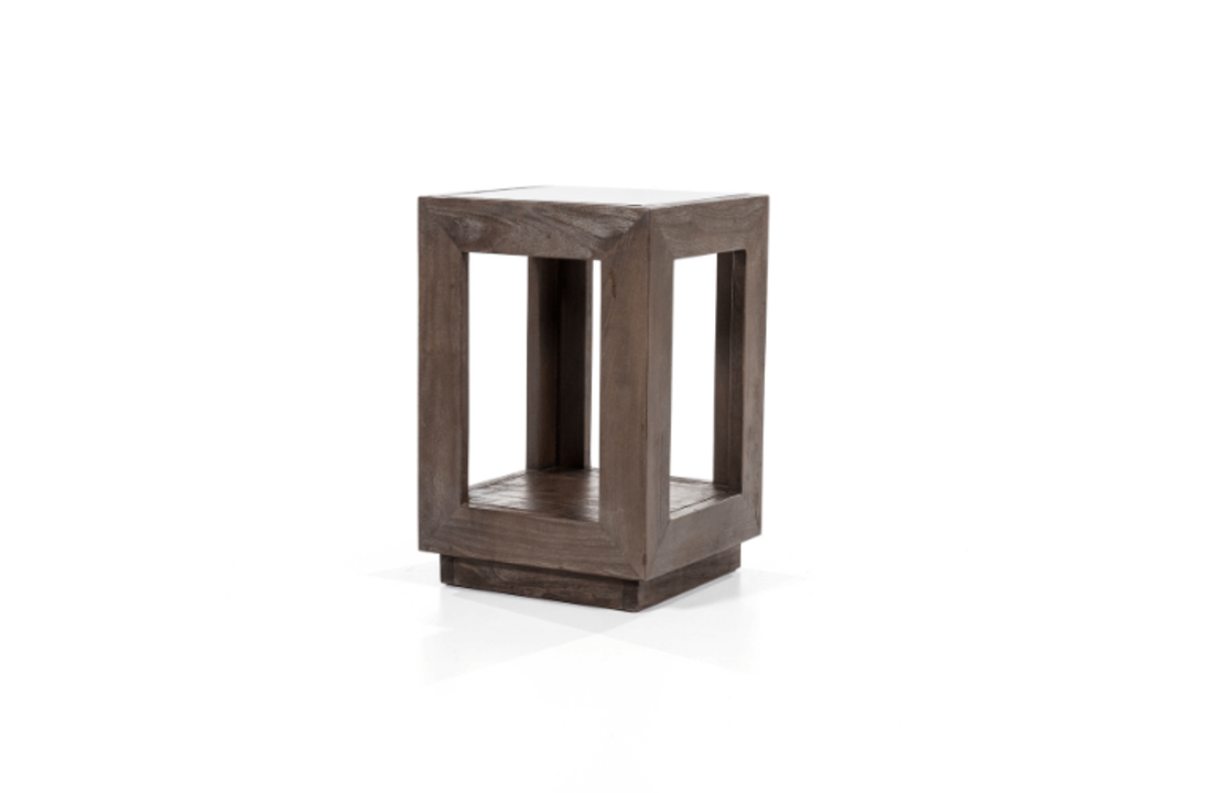 Bijzettafel Liam 40x40x60 - bruin