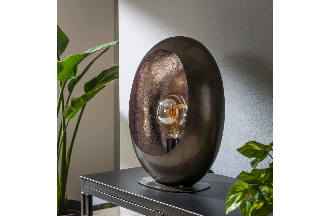 Tafellamp Avenue | Zwart nikkel