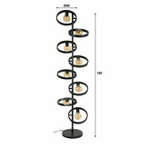 Vloerlamp Hover | 8L | Charcoal