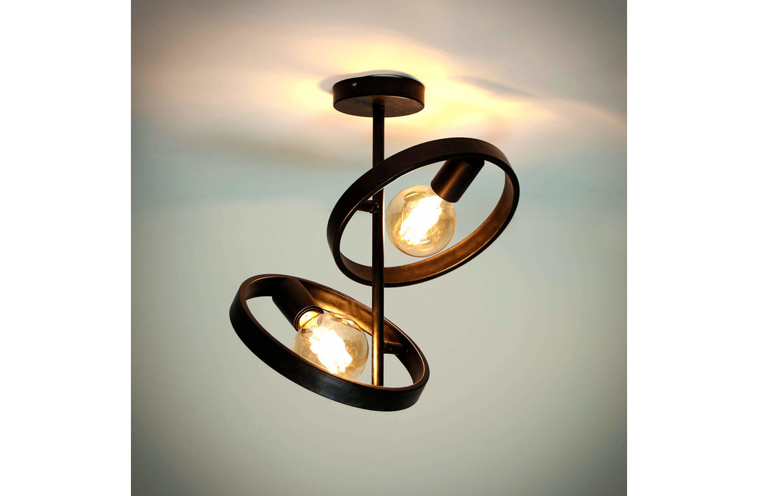 Plafondlamp Hover | 2L | Charcoal
