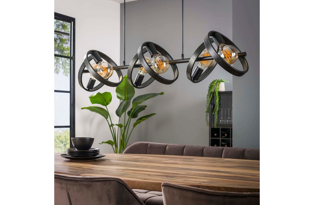 Hanglamp Hover | 6L | Charcoal