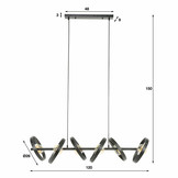 Hanglamp Hover | 6L | Charcoal