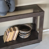 Sidetable Liam 120x35x75 - bruin