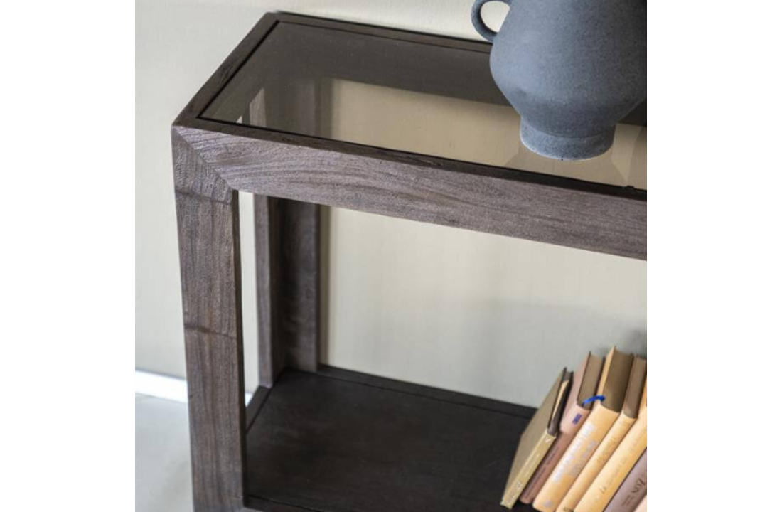 Sidetable Liam 120x35x75 - bruin