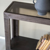 Sidetable Liam 120x35x75 - bruin