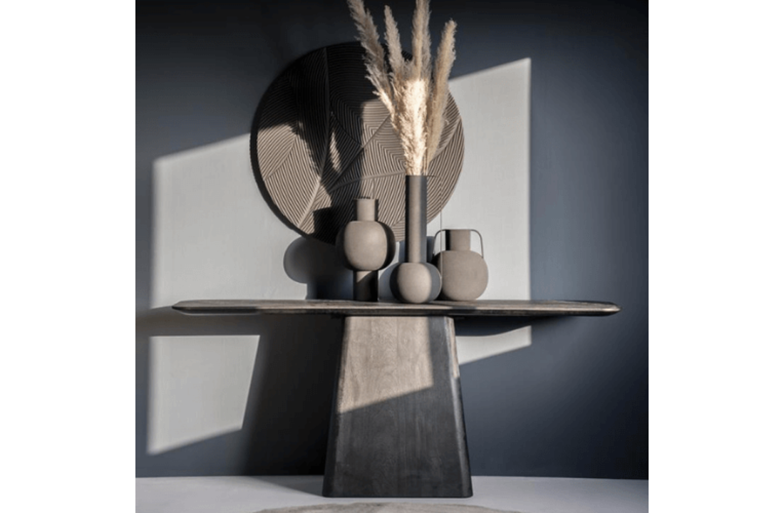 Sidetable Aron 180x40 zwart