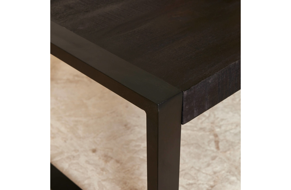 Zwarte salontafel Britt black | 110 cm