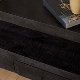 Zwart tv meubel Britt Black met lades | 100 cm