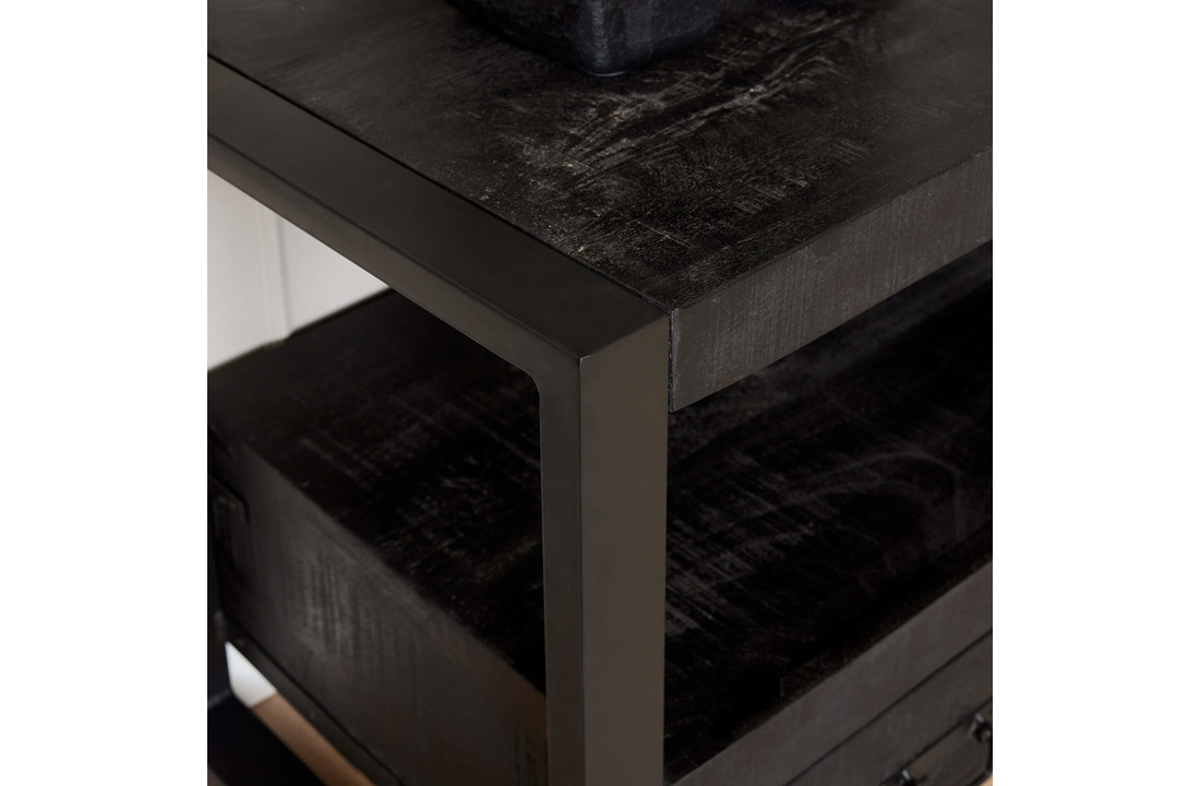 Zwart tv meubel Britt Black met lades | 180 cm