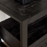 Zwart tv meubel Britt Black met lades | 180 cm