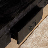Zwart tv meubel Britt Black met lades | 180 cm