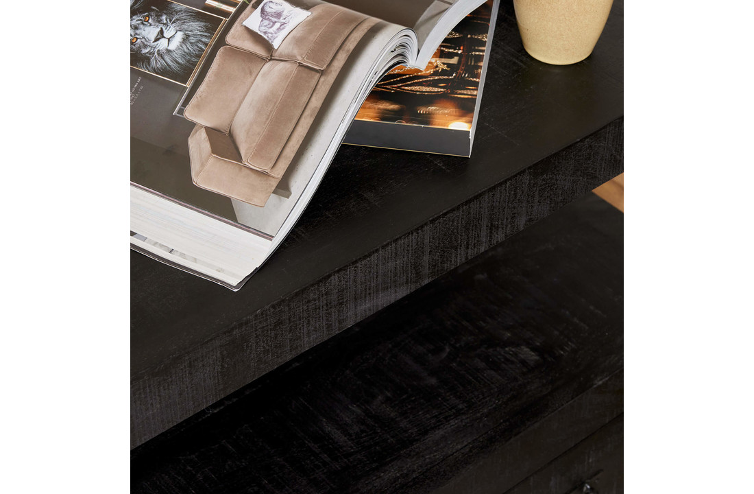 Zwart tv meubel Britt Black met lades | 180 cm