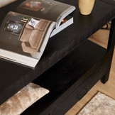 Zwart tv meubel Britt Black met lades | 220 cm