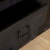 Zwart dressoir Britt Black | 135 cm | Met lades en deuren