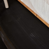 Zwarte sidetable Britt Black | 120 cm