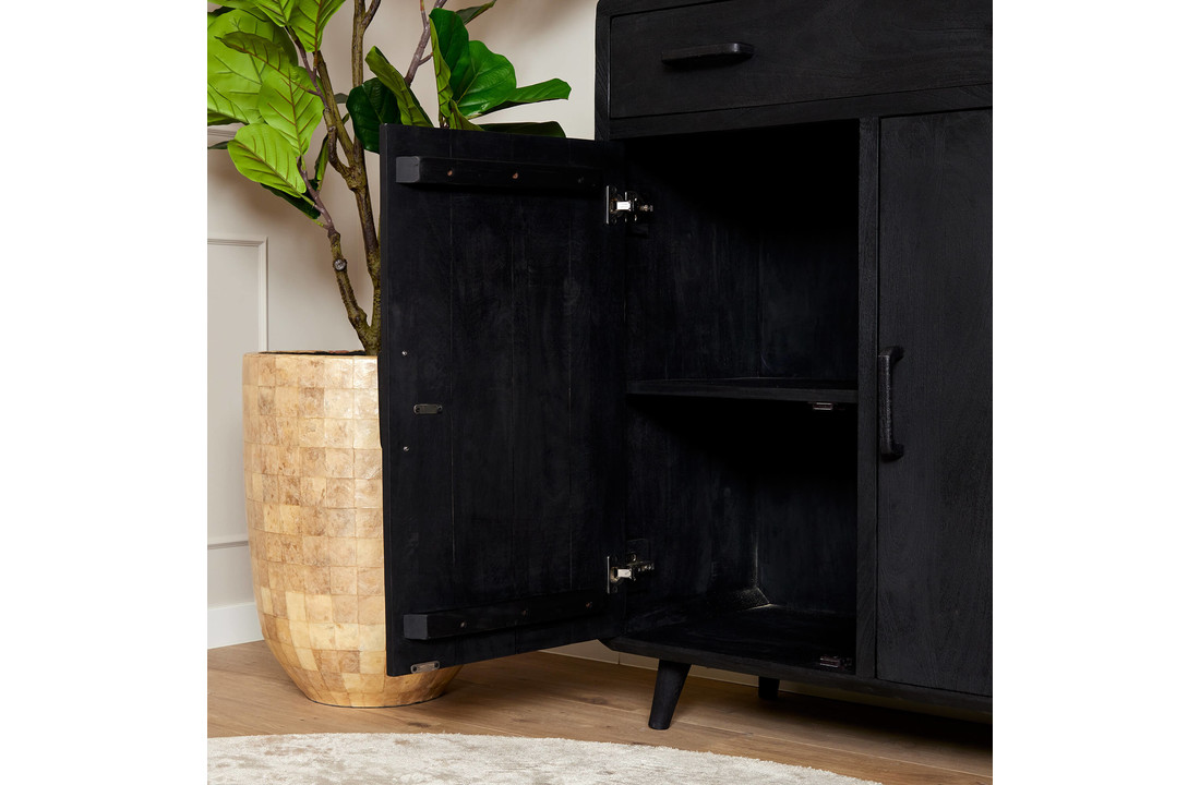 Kabinet kast Omaha Black | 100 cm
