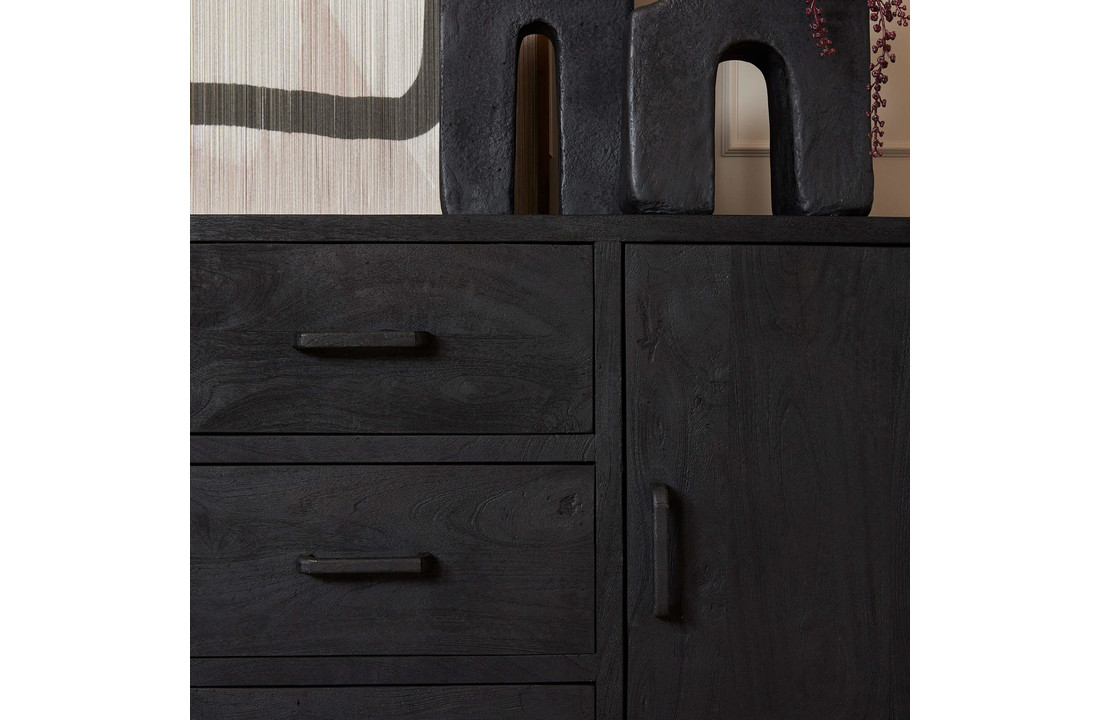 Dressoir Omaha Black | 220 cm