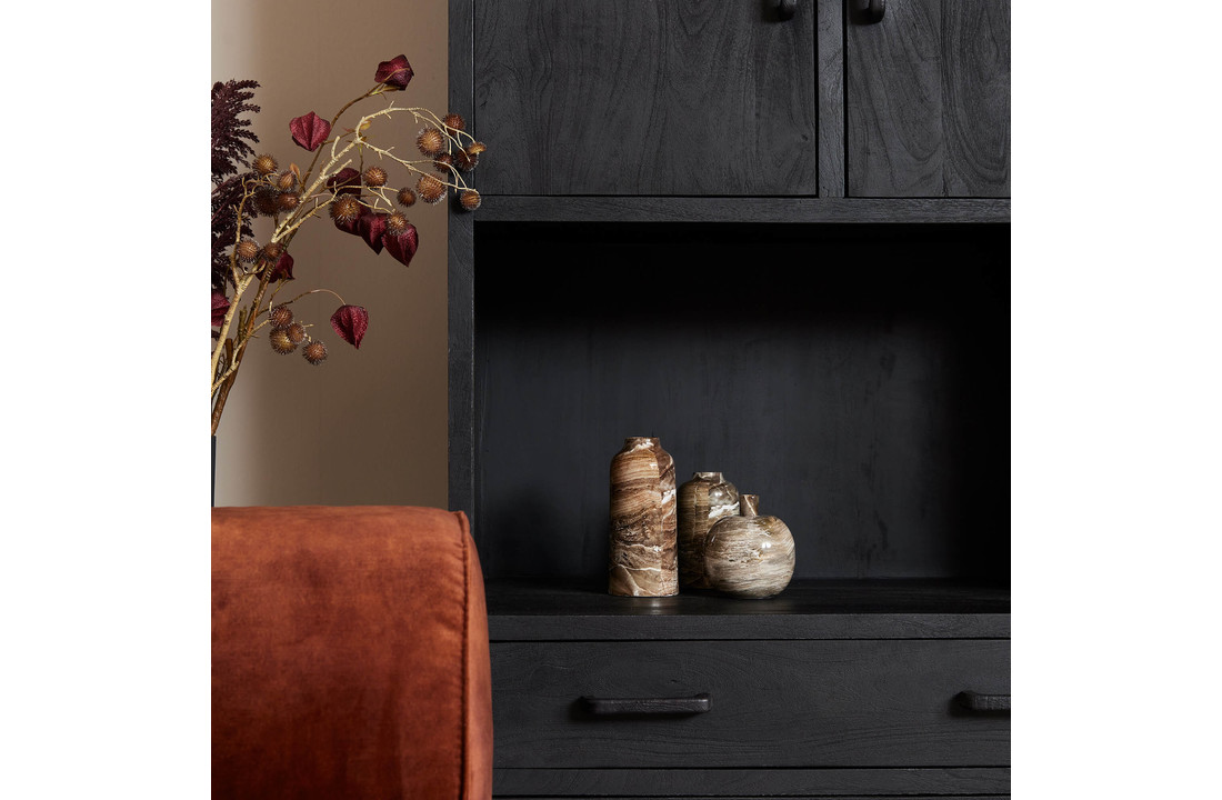 Boekenkast Omaha Black | 90 cm