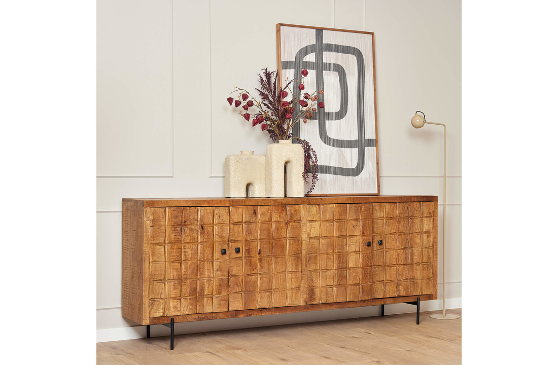Dressoir Brandy | 220 cm | 4 deuren