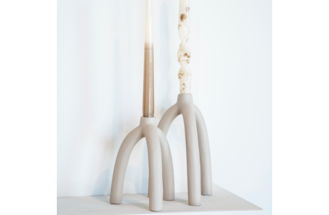 Kandelaar Twig small - off-white