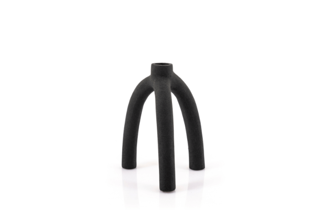Kandelaar Twig small - black