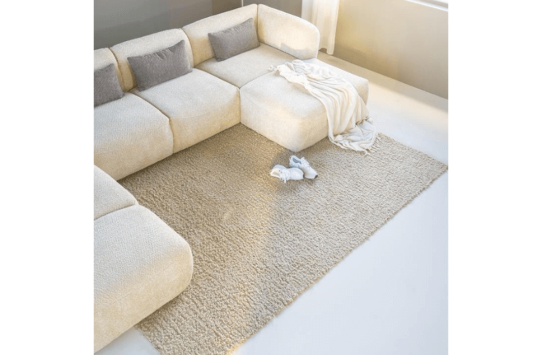 Vloerkleed Loop 190x290 - beige