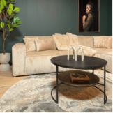 Salontafel Lecia | Zwart Goud