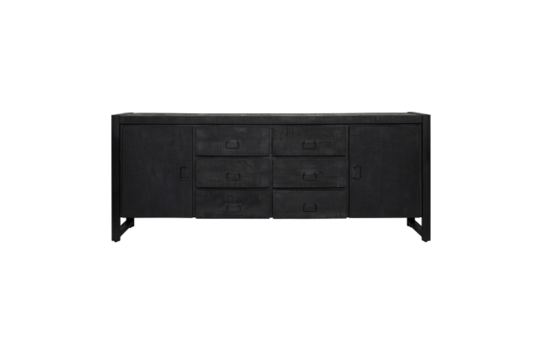 Dressoir Britt Black | 200 cm