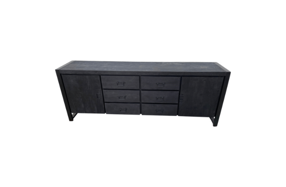Dressoir Britt Black | 200 cm