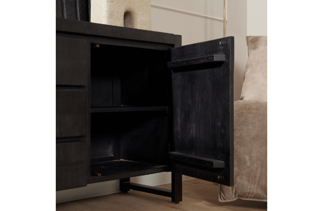 Dressoir Britt Black | 160 cm