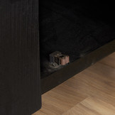 Tv meubel Britt Black 150 cm | Twee deuren en een lade