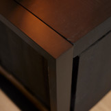 Tv meubel Britt Black 200 cm | Twee deuren en twee lades