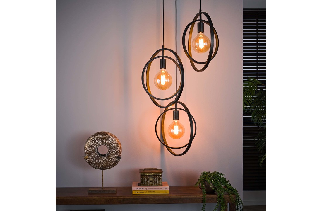 Metalen hanglamp | Scranton getrapt 3L