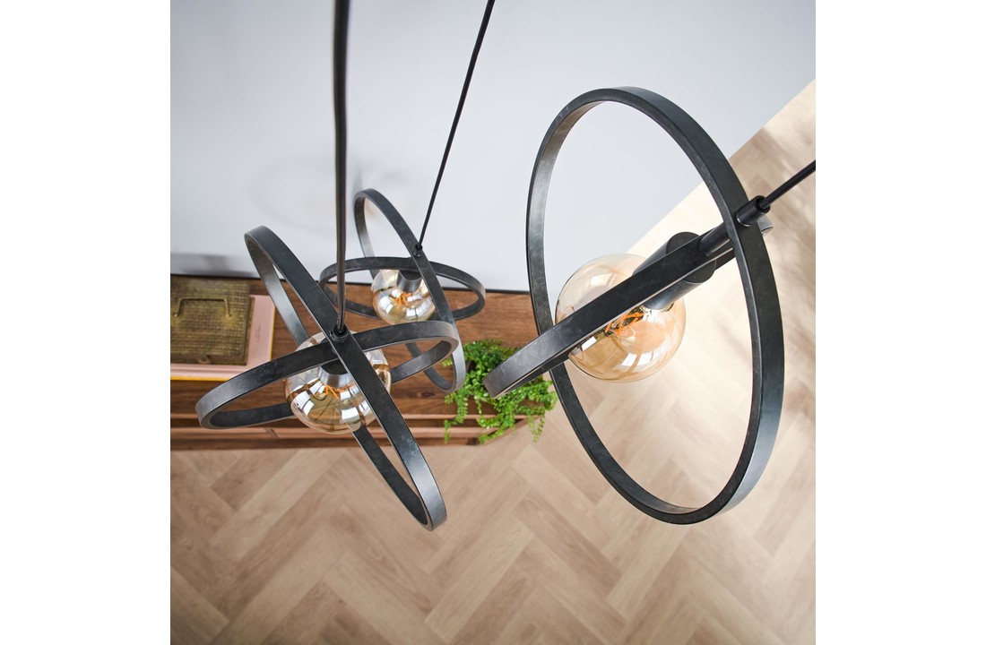 Metalen hanglamp | Scranton getrapt 3L