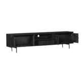 TV meubel Brandy Black | 220 cm