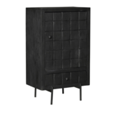 Kabinet kast Brandy Black | 1 deur 1 lade