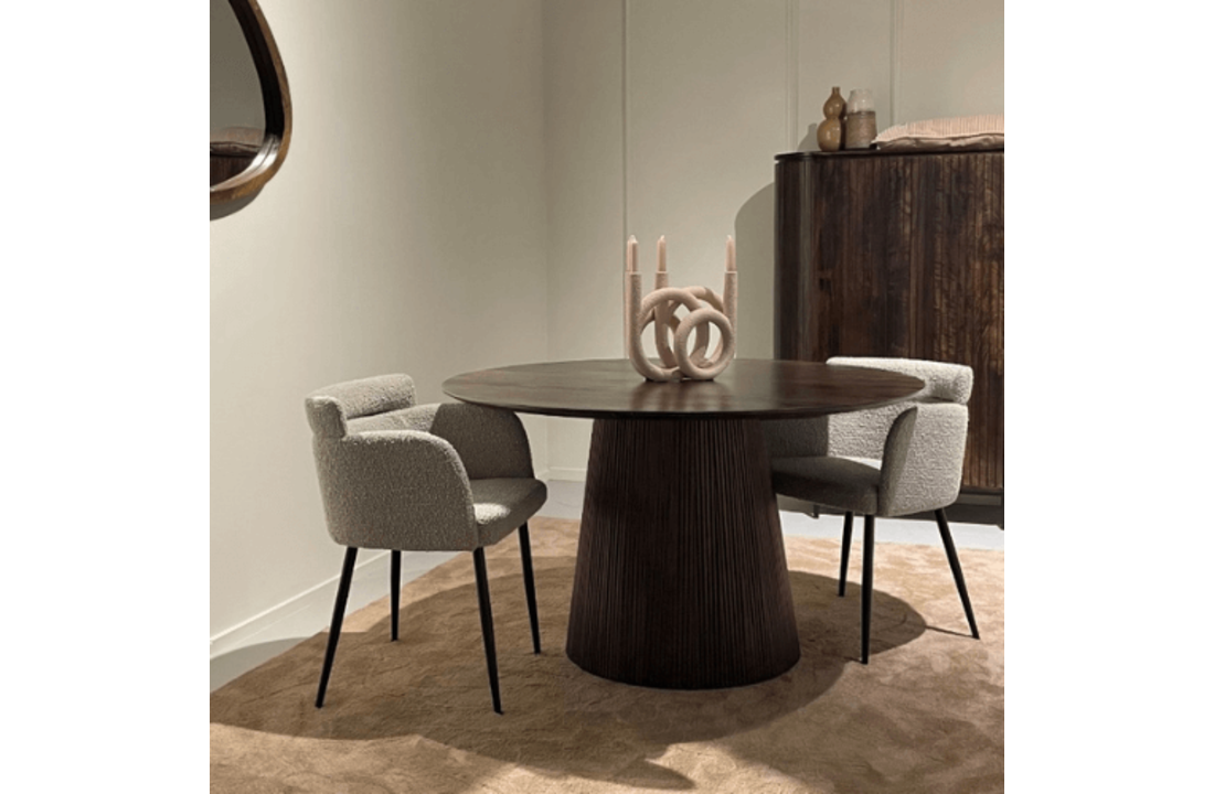 Eettafel Salvator | Walnut | 130cm