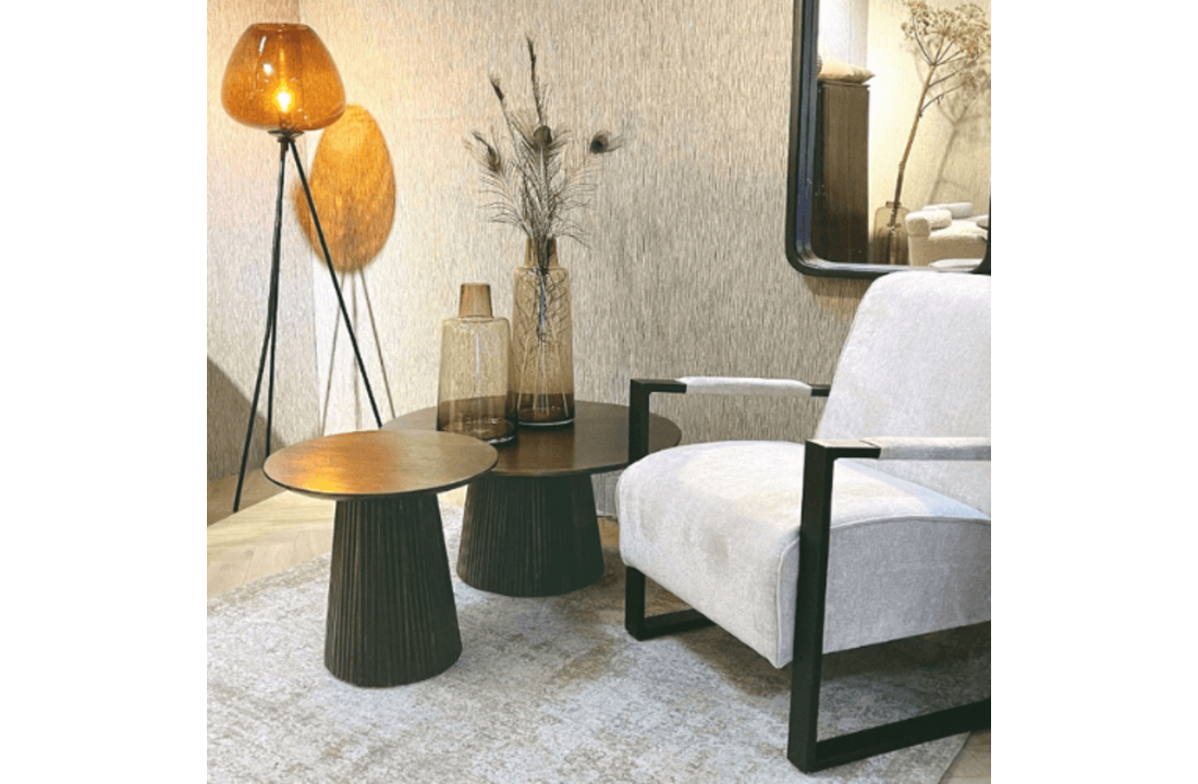 Salontafel Salvator | Walnut | 50cm