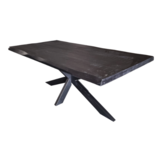 Boomstamtafel Boston Black | 200 cm