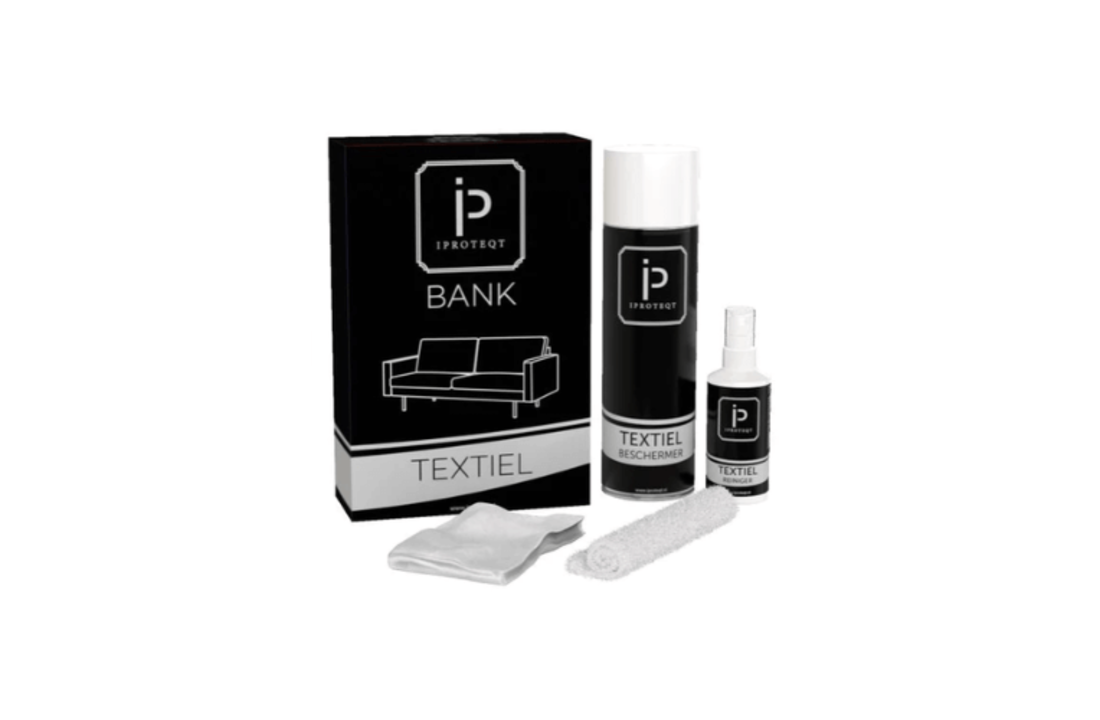 iProteqt Textiel - Bank / 5 eetkamerstoelen
