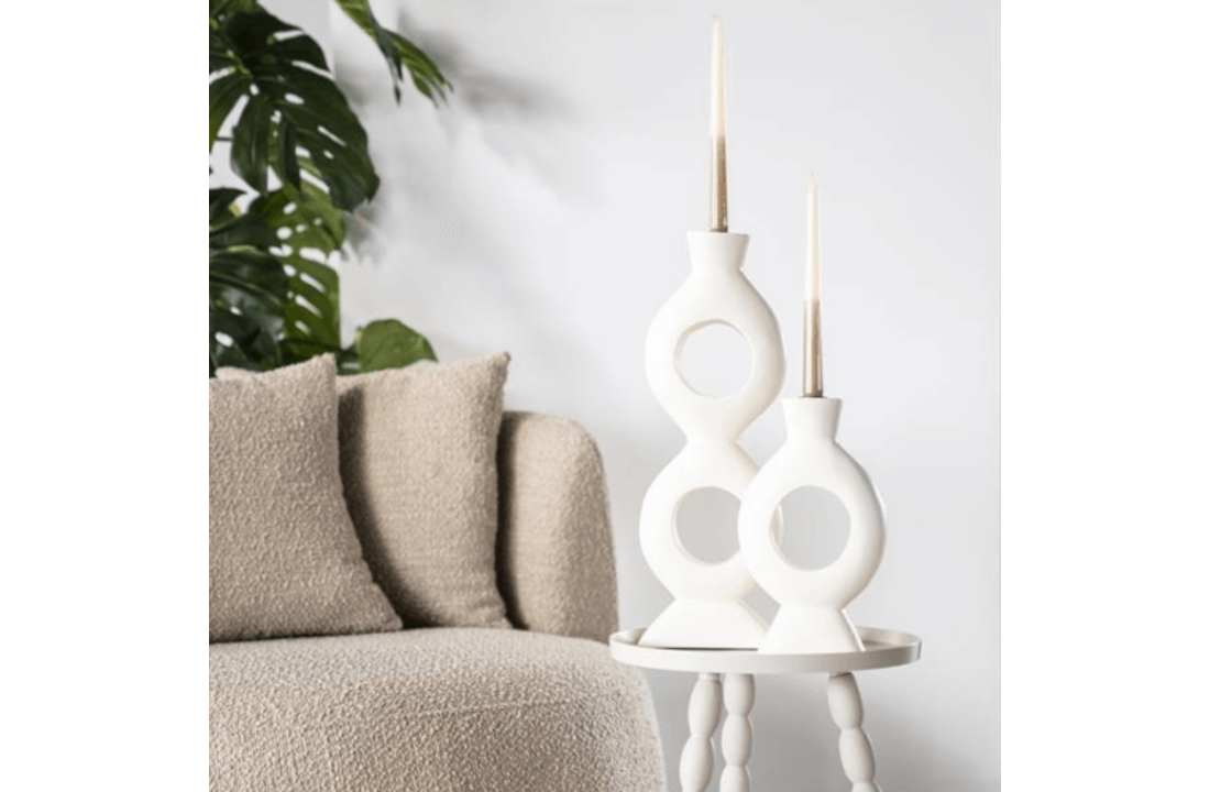 Kandelaar Torch large - white