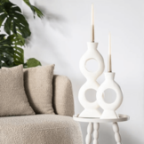 Kandelaar Torch small - white