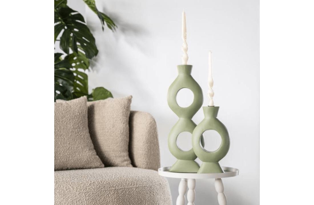 Kandelaar Torch large - green